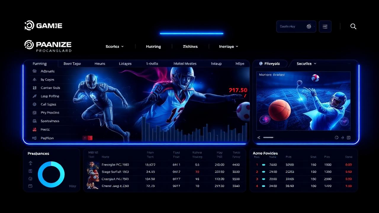 1win premium gaming interface dashboard